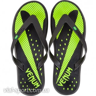 В'єтнамки Venum Hurricane Sandals Black Green