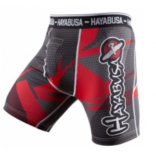 Компресійні шорти Hayabusa Metaru 47 Silver Compression Shorts Red