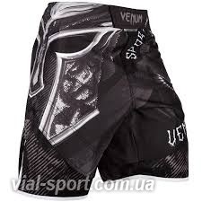 Шорти для MMA Venum Gladiator 3.0 Fightshorts Black White