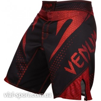 Шорти для MMA Venum Hurricane Fightshorts Black Red