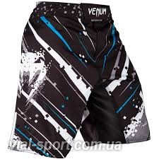 Шорти для MMA Venum Pixel Fightshorts Black Grey