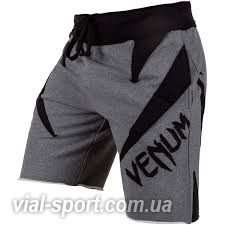 Шорти Venum Jaws Cotton Shorts Grey Black