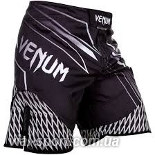 Шорти Venum Shockwave 4.0 Fightshorts Black Grey