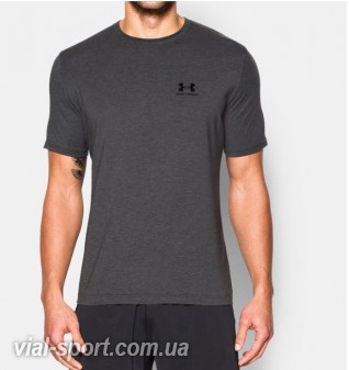 Футболка Under Armour CHARGED COTTON® SPORTSTYLE (CARBON)