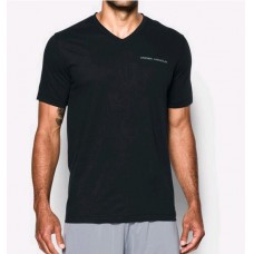 Футболка Under Armour Charged Cotton V-Neck (BLACK)