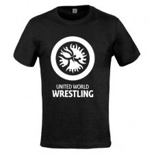 Футболка United world wrestling чорна