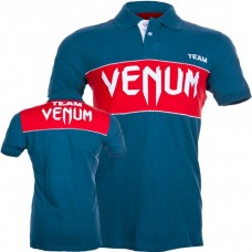 Футболка Venum USA Team Polo-Navy / Red