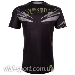 Футболка Venum Sharp 3.0 Dry Tech T-shirt Black Yellow