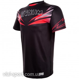 Футболка Venum Sharp 3.0 Dry Tech T-shirt Black Red