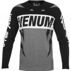 Лонгслів Venum Revenge T-Shirt Grey Black