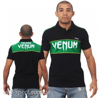 Футболка Venum Team Polo-Black / Green