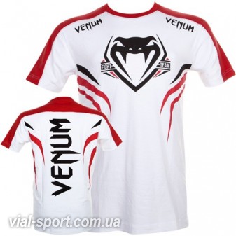 Футболка Venum Shockwave 2 T-shirt White-Red