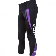 Жіночі спортивні легінси Venum Body Fit Leggings Black Purple