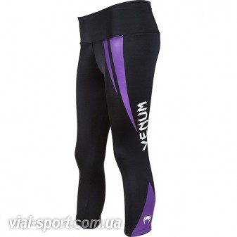 Жіночі спортивні легінси Venum Body Fit Leggings Black Purple