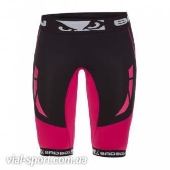 Компресійні Шорти жіночі Bad Boy Compression Shorts Black / Pink