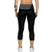 Жіночі капрі Venum Power Leggings Crops Black Grey