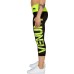 Жіночі капрі Venum Power Leggings Crops Black Yellow