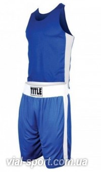 Форма боксерська TITLE Aerovent Elite Amateur Boxing Set Blue