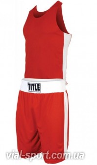 Форма боксерська TITLE Aerovent Elite Amateur Boxing Set Red