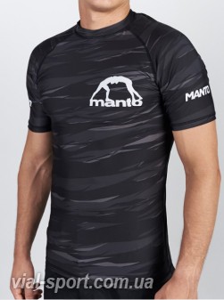 Рашгард MANTO Big M Rashguard Short Sleeve Black