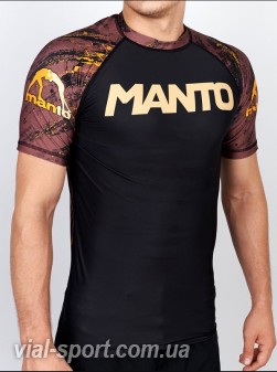 Рашгард MANTO Matlife Rashguard Short Sleeve Black