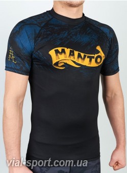 Рашгард Manto Perfect Storm Short Sleeve Black