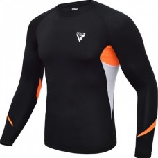 Рашгард з довгим рукавом RDX Lycra Orange