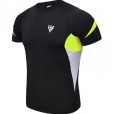 Рашгард з коротким рукавом RDX Lycra Green