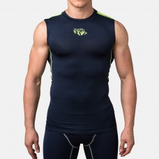 Компресійна футболка без рукавів Peresvit Air Motion Compression Tank Navy Flu Yellow