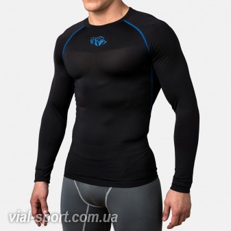 Компресійна футболка Peresvit Air Motion Compression Long Sleeve T-Shirt Black Blue