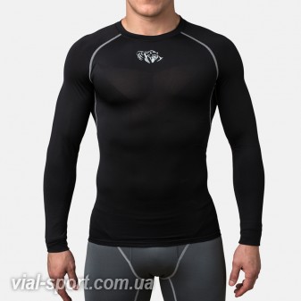 Компресійна футболка Peresvit Air Motion Compression Long Sleeve T-Shirt Black Grey