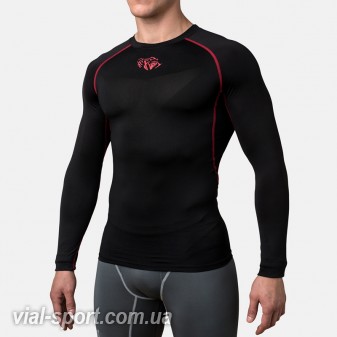 Компресійна футболка Peresvit Air Motion Compression Long Sleeve T-Shirt Black Red