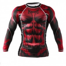 Рашгард Peresvit Beast Silver Force Rashguard Long Sleeve Red