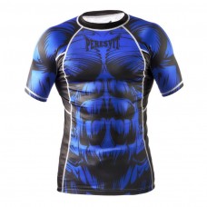 Рашгард Peresvit Beast Silver Force Rashguard Short Sleeve Blue