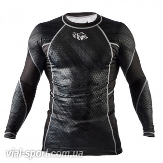 Рашгард Peresvit Immortal Silver Force Rashguard Long Sleeve Black Rain