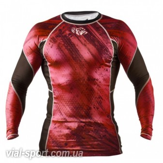 Рашгард Peresvit Immortal Silver Force Rashguard Long Sleeve Red Burn
