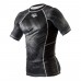 Рашгард Peresvit Immortal Silver Force Rashguard Short Sleeve Black Rain