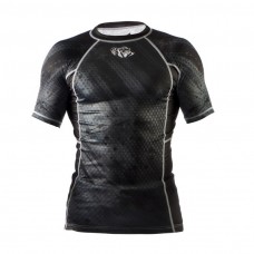 Рашгард Peresvit Immortal Silver Force Rashguard Short Sleeve Black Rain