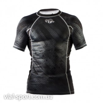 Рашгард Peresvit Immortal Silver Force Rashguard Short Sleeve Black Rain
