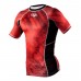 Рашгард Peresvit Immortal Silver Force Rashguard Short Sleeve Red Burn