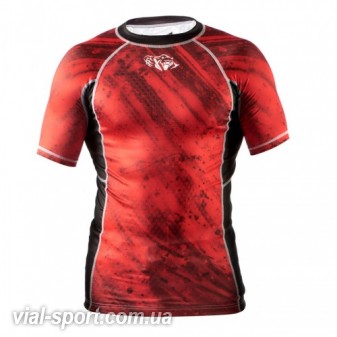 Рашгард Peresvit Immortal Silver Force Rashguard Short Sleeve Red Burn