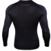 Компресійна футболка Venum Contender 3.0 Compression T-shirt Long Sleeves Black / Grey