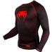 Компресійна футболка Venum Contender 3.0 Compression T-shirt Long Sleeves Black / Red