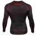 Компресійна футболка Venum Contender 3.0 Compression T-shirt Long Sleeves Black / Red