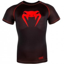 Компресійна футболка Venum Contender 3.0 Compression T-shirt Short sleeves Black / Red