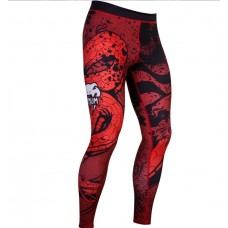 Компресійні штани Venum Crimson Viper Spats-Black / Red