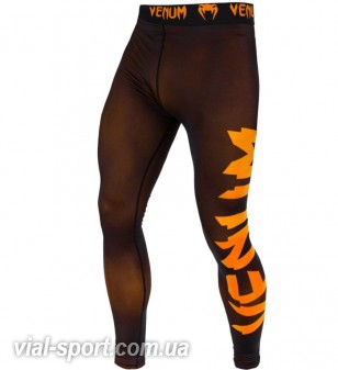 Компресійні штани Venum Giant Spats Black / Orange