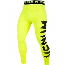 Компресійні штани Venum Giant Spats Yellow / Black