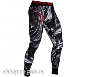 Компресійні штани Venum Samurai Skull Spats Black