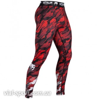 Компресійні штани Venum Tecmo Spats Red